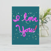 シンプルなバレンタインカード シーズンカード (スタンド正面)