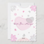 シンプルなバレンタインデーのカード シーズンカード (裏面)