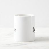 シンプルなバレンタインデー コーヒーマグカップ (中央)