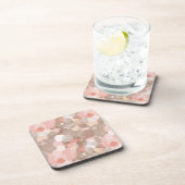 シンプルなパターン-円 コースター (右側)