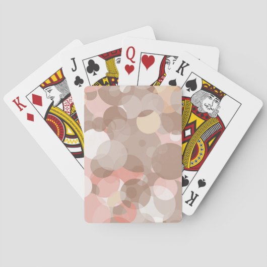 シンプルなパターン-円 トランプ (裏面)