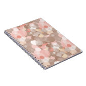 シンプルなパターン-円 ノートブック (右側)