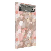 シンプルなパターン-円 ミニクリップボード (アングル)