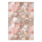 シンプルなパターン-円 ミニクリップボード (裏面)