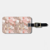 シンプルなパターン-円 ラゲッジタグ (正面横)