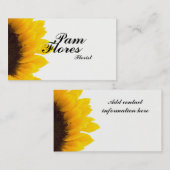 シンプルなヒマワリの名刺 名刺 (正面/裏面)