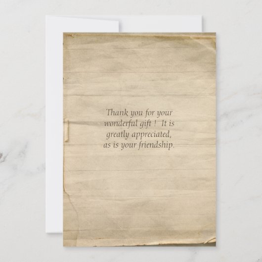 シンプルなヒマワリの自然なオーガニックカスタムな感謝していしています サンキューカード (裏面)