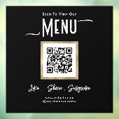 シンプルなビジネスメニュー接続ウィンドウクリング ウィンドウサイン (シート3)