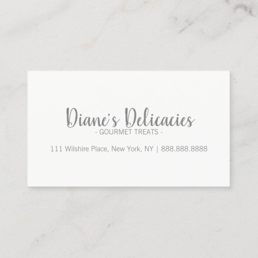 シンプルなビジネス及びロイヤリティカード ロイヤリティカード (裏面)