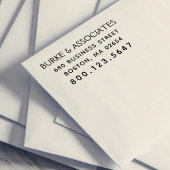 シンプルなビジネス用返送先住所 セルフインキングスタンプ