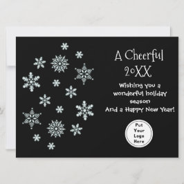 シンプルなビジネス カレンダー 年賀状 カード