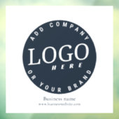 シンプルなビジネス ロゴとウェブサイト ミニマリスト ウィンドウサイン (シート3)