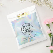 シンプルなビジネス ロゴ 虹彩 プロモーション カスタム フェイバーバッグ (封をした状態)