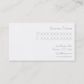 シンプルなピンクのカップケーキの名刺 名刺 (正面)