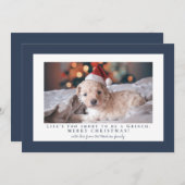 シンプルなピーコートのフレーム写真 シーズンカード (正面/裏面)