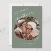 シンプルなフォトホリデーカード シーズンカード (正面)