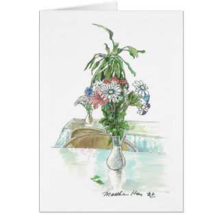 シンプルなフラワーアレンジメント