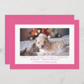 シンプルなフレーズのローズフレーム写真 シーズンカード (正面/裏面)