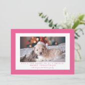 シンプルなフレーズのローズフレーム写真 シーズンカード (スタンド正面)