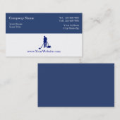 シンプルなフロアーリングの名刺 名刺 (正面/裏面)