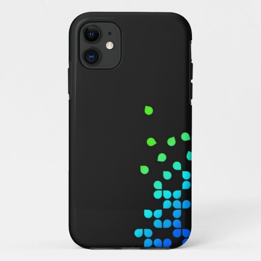 シンプルなブラックiPhoneカバー Case-Mate iPhoneケース (裏面)