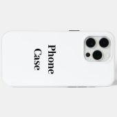 シンプルなブランドプロモーションをカスタマイズ Case-Mate iPhoneケース (裏面 (横))