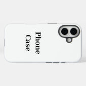シンプルなブランドプロモーションをカスタマイズ Case-Mate iPhoneケース (裏面 (横))