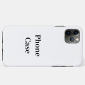 シンプルなブランドプロモーションをカスタマイズ Case-Mate iPhoneケース (裏面(横))