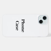 シンプルなブランドプロモーションをカスタマイズ iPhoneケース (裏面横)