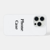シンプルなブランドプロモーションをカスタマイズ iPhoneケース (裏面横)