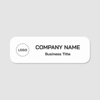 シンプルなブランド促進社員 名札