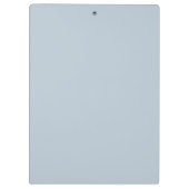 シンプルなブルーのパーソナライズされたモノグラムと名前 クリップボード (裏面)