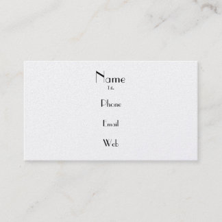 シンプルなプラチナ名刺 名刺