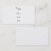 シンプルなプラチナ名刺 名刺 (正面/裏面)