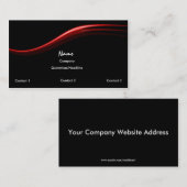 シンプルなプロフィールカード 名刺 (正面/裏面)