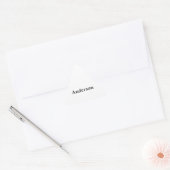 シンプルなプロフェッショナルビジネス 1.5インチ 三角形シール (封筒)