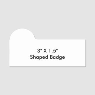 シンプルなプロフェッショナルビジネス 3"×1.5" 形 バッジ