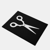 シンプルなベクトルは切ります(あなた自身の色を選んで下さい) ドアマット (アングル)