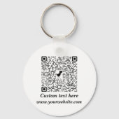 シンプルなベージュのミニマリスト キーホルダー (裏面)