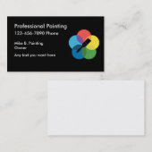 シンプルなペインターの名刺 名刺 (正面/裏面)