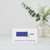 シンプルなペインターの名刺 名刺 (スタンド正面)