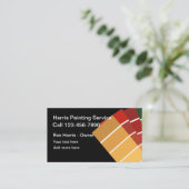シンプルなペインターサービス 名刺 (スタンド正面)