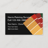 シンプルなペインターサービス 名刺 (正面)
