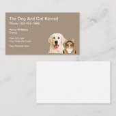 シンプルなペット犬小屋 名刺 (正面/裏面)