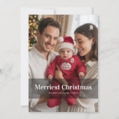 シンプルなホリデーカード シーズンカード (正面)