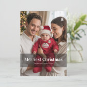 シンプルなホリデーカード シーズンカード (スタンド正面)