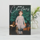 シンプルなホリデーカード シーズンカード (スタンド正面)