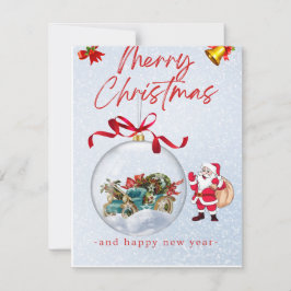 シンプルなホリデーカード シーズンカード