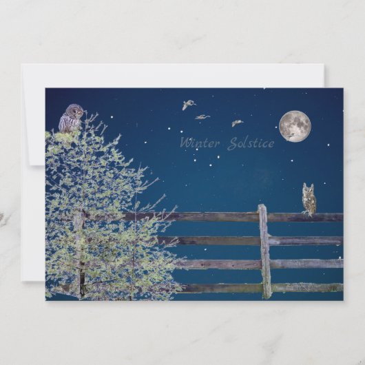 シンプルなホリデーカード シーズンカード (正面)