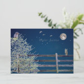 シンプルなホリデーカード シーズンカード (スタンド正面)